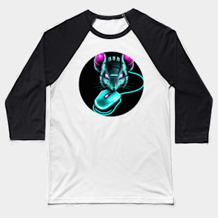 Cyberpunk mouse Baseball T-Shirt